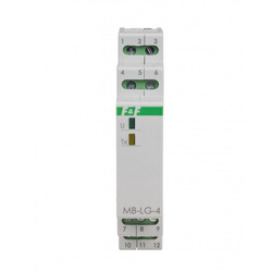 Cronometru cu numărătoare inversă cu ieșire MODBUS RTU, 4 canale, 1 modul 160÷265V AC/DC