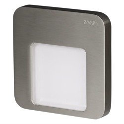 Corp de iluminat cu senzor LED Moze cu montare încastrată 14V DC, culoare oțel inoxidabil, alb rece 01-212-21 Ledix Zamel