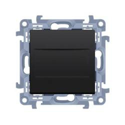 Capac de protecție (orb) al ramei (modul) negru mat Simon 10