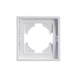 Ramă simplă ABS albă, seria iZi ViPlast