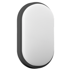 NEFRYT LED 15W, corp de iluminat de grădină, 1100lm, IP54, 4000K, negru