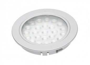 Oprawa LEDowa wpuszczana alVaro 12V 1.7w 24 smd3528 ciepły biały 2m przewód z mini AMP GTV
