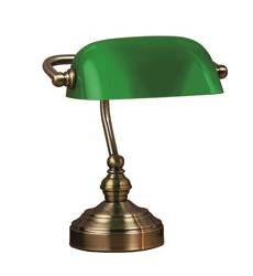 Lampă de masă BANKERS 25cm 1L E14 Patina Marksoljd 105930