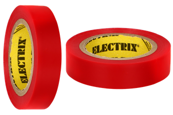 Bandă izolatoare electrică din PVC 15mm x 10m impermeabil Anticor 211 roșu