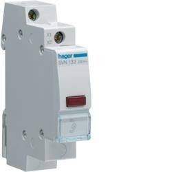 Lampă semnalizare 230V roșu SVN132 HAGER