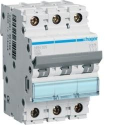 Disjunctor 3P, 25A, 10kA, B, 3M NBN325 HAGER