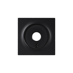 Capac priză SAT negru, seria ViP ViPlast