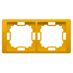 Ramka 2-krotna Neos uniwersalna poziom i pion słoneczny Simon Basic BMRC2/034