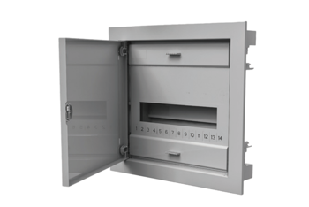 Cutie de distribuție modulară 1x12 montată încastrată cu ușă metalică IP40 C.1512 Pawbol