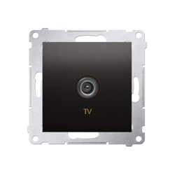 Simon 54 Premium Priză antracit de antenă TV simplă (modulară) DAK1.01/48