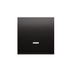 Simon 54 Premium Tastă antracit simplă cu indicator pentru întrerupătoare/întrerupătoare cu revenire iluminate, DKW1L/48