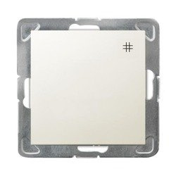 Întrerupător încrucișat ecru Ospel Impresja lP-4Y/m/27