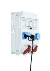 Tablou de distribuție pentru clădiri LOP L0P window 11 module 1x32A/5P, 1x16A/5P, 2x230V