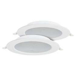 Corp LED încorporat AURA PRIZMA pachet dublu 2x12W alb 2700K | 425.000.012 | HOROZ