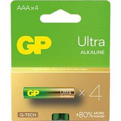 Baterii alcaline Ultra AAA/LR03; 1.5V (4 bucăți)