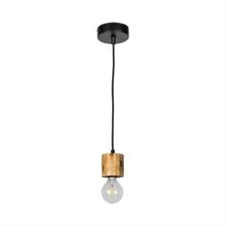 Lampă suspendată Pino 1xE27 Max.60W Pin pătat/Negru