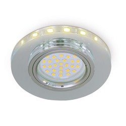 Corp de iluminat încastrat cu bandă LED, sticlă rotundă OH38 TRANSlucidă Kobi
