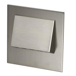 Corp de iluminat cu LED Navi montat la suprafață cu ramă 14V DC, culoare oțel inoxidabil, alb cald 11-111-22 Ledix Zamel