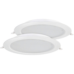 Corp LED încorporat AURA PRIZMA pachet dublu 2x18W alb 4200K  | 425.001.018 | HOROZ
