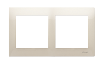 Simon 54 Premium Ramă crem 2 căi, universală, pentru cutii gips carton IP20/IP44, DRK2/41