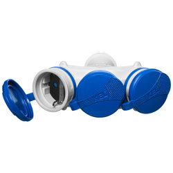 Splitter triplu cu capac ermetic, 3x2p+Z, IP44 W-01161 PLASTROL