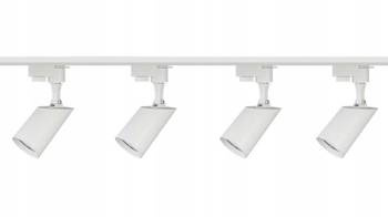 KIT COMPREHENSIV DE CALEA FEROVIARĂ CU REFLECTORI ALB (șină de 1,90 m + 4 reflectoare) SISTEM DE CALEA FEROVIARĂ