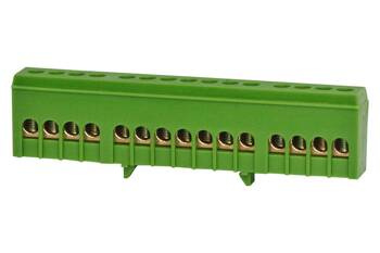 Bandă de protecție 15-mod. 15x16mm2 IP20 verde F-electro