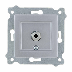 Priză SAT cu filtrare, conector tip F Argintiu 262/10E EXEN