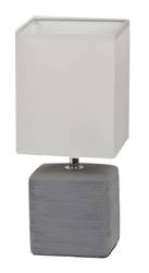Lampă de masă ORLANDO alb, cenușă E14 40W IP20 Rabalux