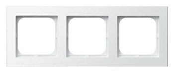 Ramă triplă albă Ospel Sonata R-3R/00