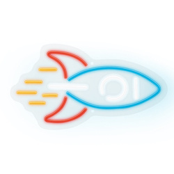 Neon PLEXI LED RAKIETA lampă de perete multicoloră NNE18 Neolia T-00457 PLASTROL