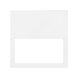 Ramă minimal simplă alb mat Simon 100