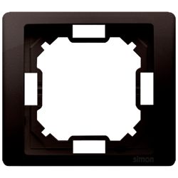 Ramka 1-krotna Neos czekoladowy Simon Basic BMRC1/47