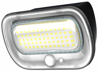 Corp de iluminat solar pentru fațadă LED SOE-5 5V 0.55W POLY 4000K IP54 PIR + senzor de crepuscul EC20111 Eco Light