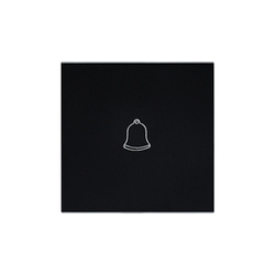 Tastă sonerie neagră, seria iZi ViPlast