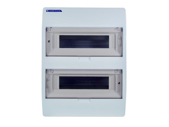 TABLOU DE DISTRIBUȚIE MODULAR S24 CU MONTARE PE SUPRAFAȚĂ IP40 CU CAPAC FUMURIU