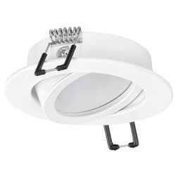 Spot de plafon încastrat AKTYN 1 OV Alb IP20 alb circular alb EDO777119 Edo Solutions