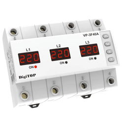 Releu de tensiune trifazat VP-3F40A