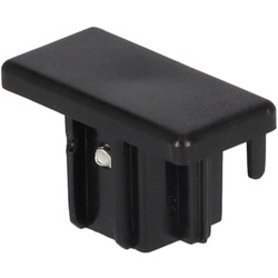 Capac de capăt pentru șină MEVA PRO Negru, negru EDO777524 Edo Solutions