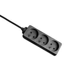 Prelungitor 3 căi mobil 5m ECONOMIC negru Elgotech EPS-305-2