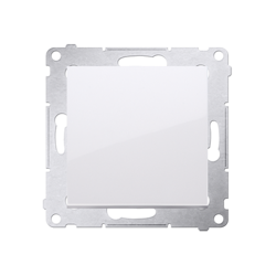 Întrerupător cap scară fără pictogramă (modular) 16AX 250V terminale cu șurub alb Simon 54 DW6A.01/X/11 Kontakt Simon