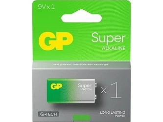 Baterie alcalină Super 9V/6LR61; 9.0V (1 bucată)