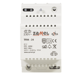 Transformator 230/24V AC 15VA, TRM-24, exta Zamel