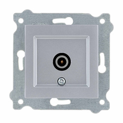 Priză TV finală cu filtrare Argintiu 260/10E EXEN