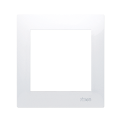 Simon 54 Premium Ramă albă 1 cale, universală, pentru cutii gips carton IP20/IP44, DRK1/11