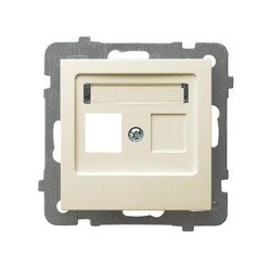 Carcasă simplă de tip keystone cu o singură priză As GPK-1G/p/27