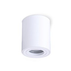 Lampă montată pe suprafață AQUARIUS GU10 rotundă alb IP44 Kobi