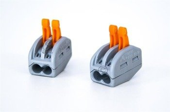 Conector rapid cu pârghii de eliberare 2x0,08-4 mm2 222-412, Wago