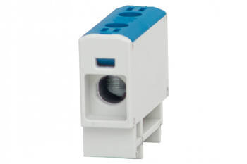 LZ în carcasă ZU cu 1 cale 2,5mm2-35mm2-albastru F-electro