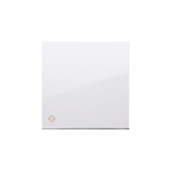 Simon 54 Premium |DKW1/AB11 Tastă simplă antibacteriană pentru întrerupătoare/întrerupătoare cu revenire albă